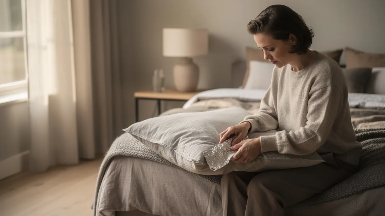 Aluminiumfolie onder je kussen: Het bizarre bijgeloof tegen hoofdpijn.