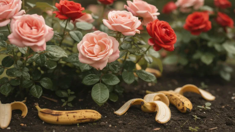 Bananenschillen bij de rozen: Waarom je dit nu al moet voorbereiden.
