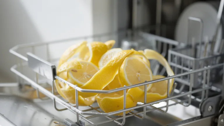 Citroenschillen in de vaatwasser: Voor een natuurlijke, frisse geur.