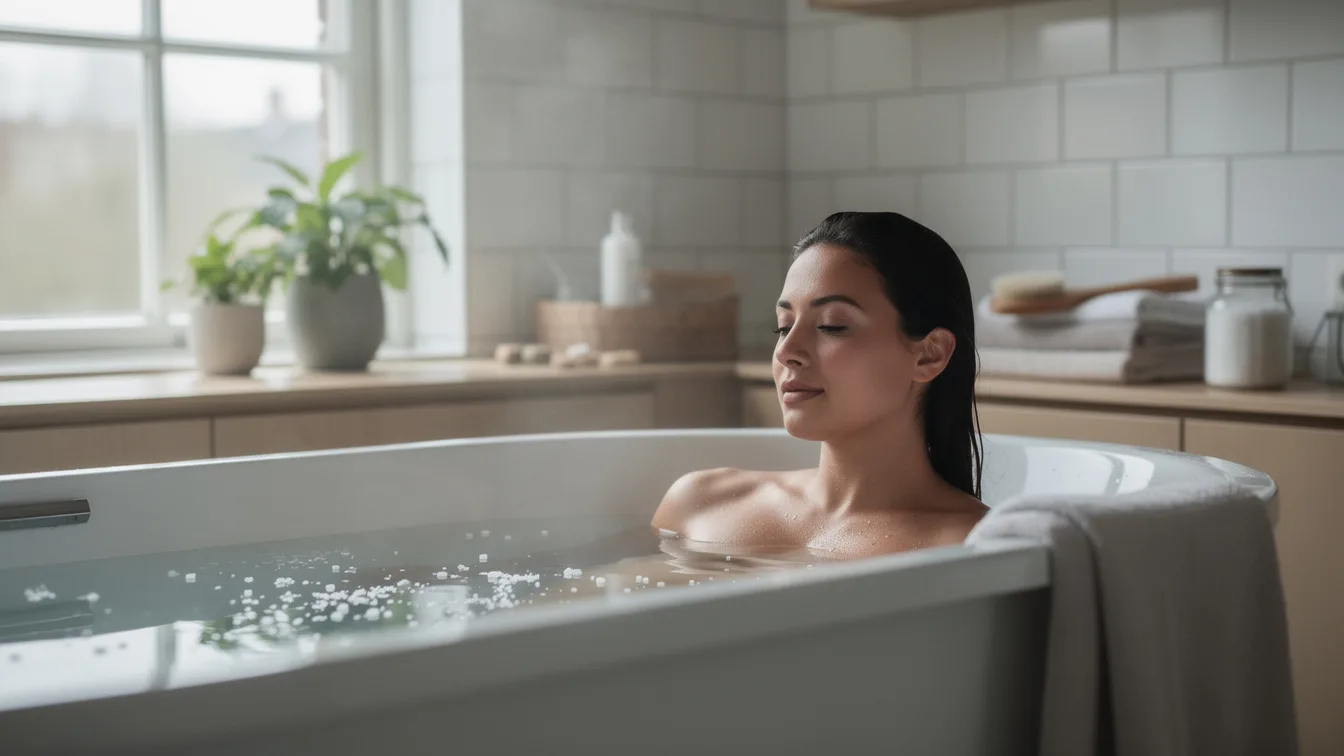 Epsom zout bad: De fysieke detox voordat de werkweek weer begint.